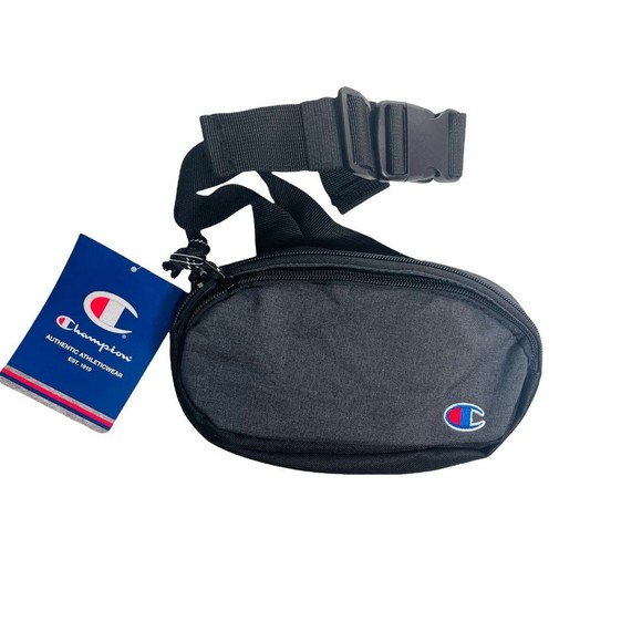 Champion Accessories Champion Fanny Pack Champion Waist Bag Black Shoulder Fanny Pack C